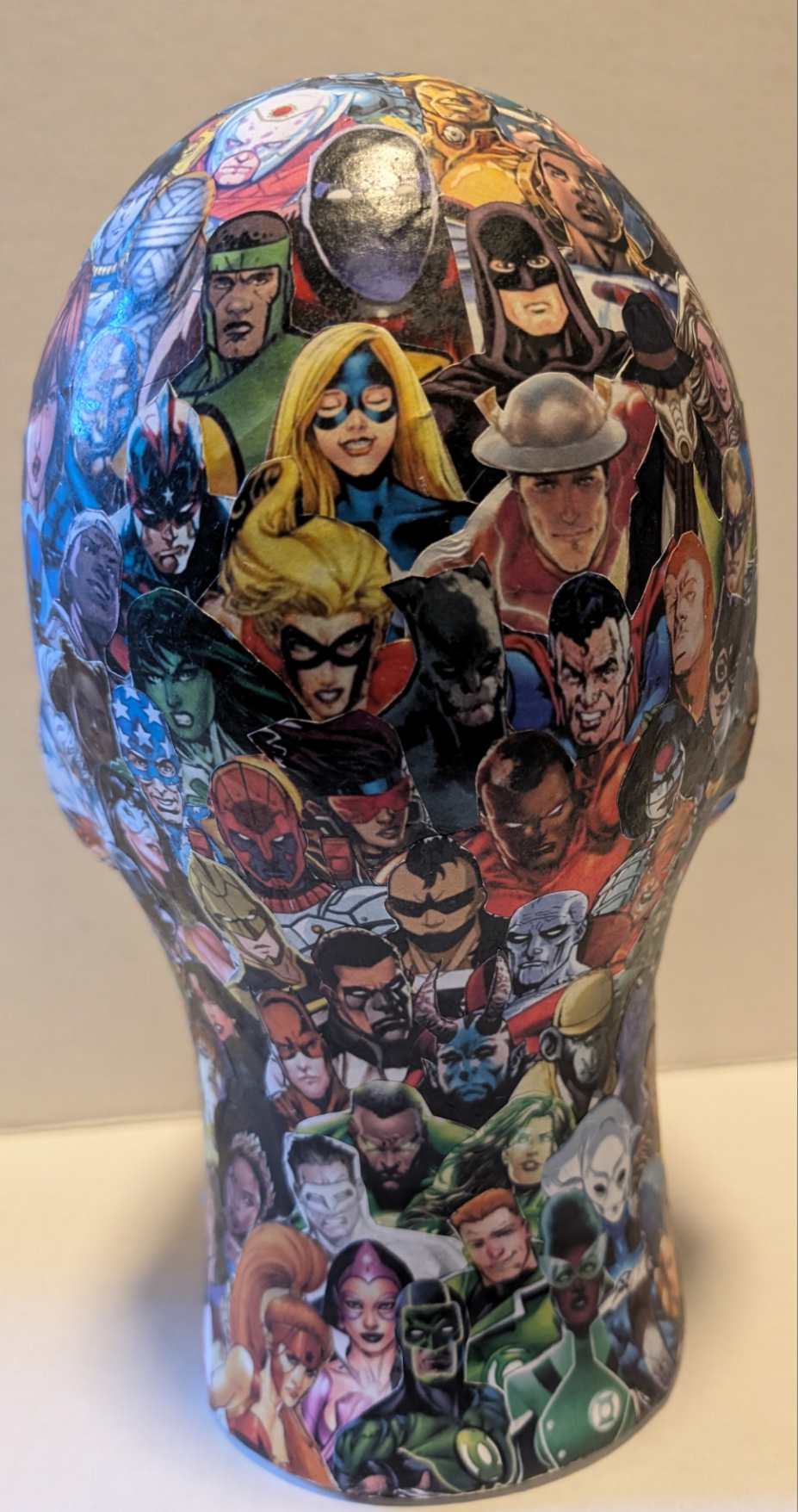 Custom made DC Comic Heroes Head