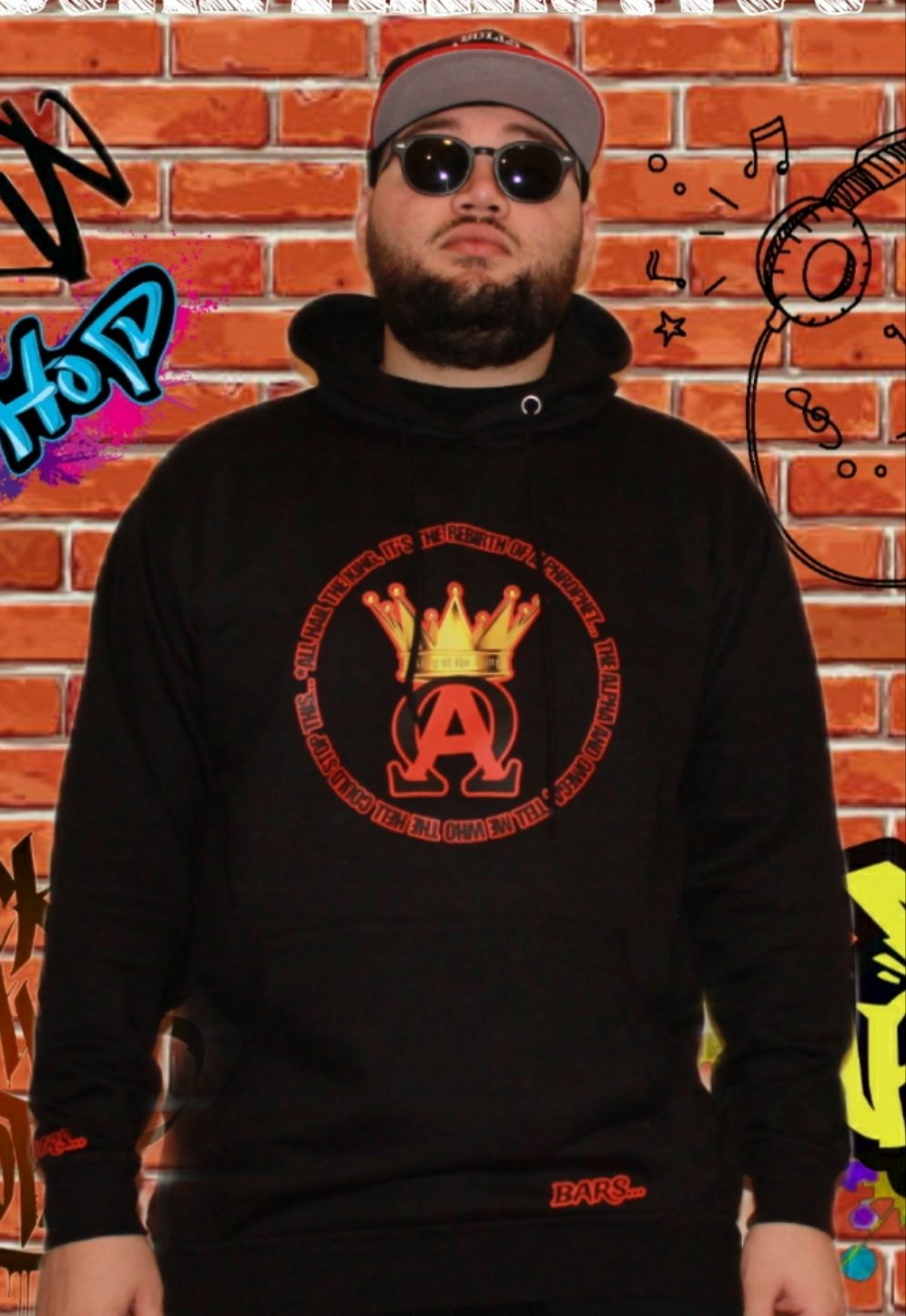 Alpha and Omega Bars... Hoodie