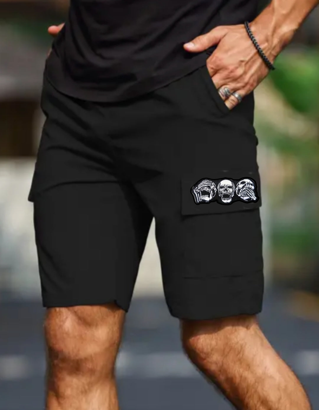 See no Evil, Hear no Evil, Speak no Evil Cargo Shorts