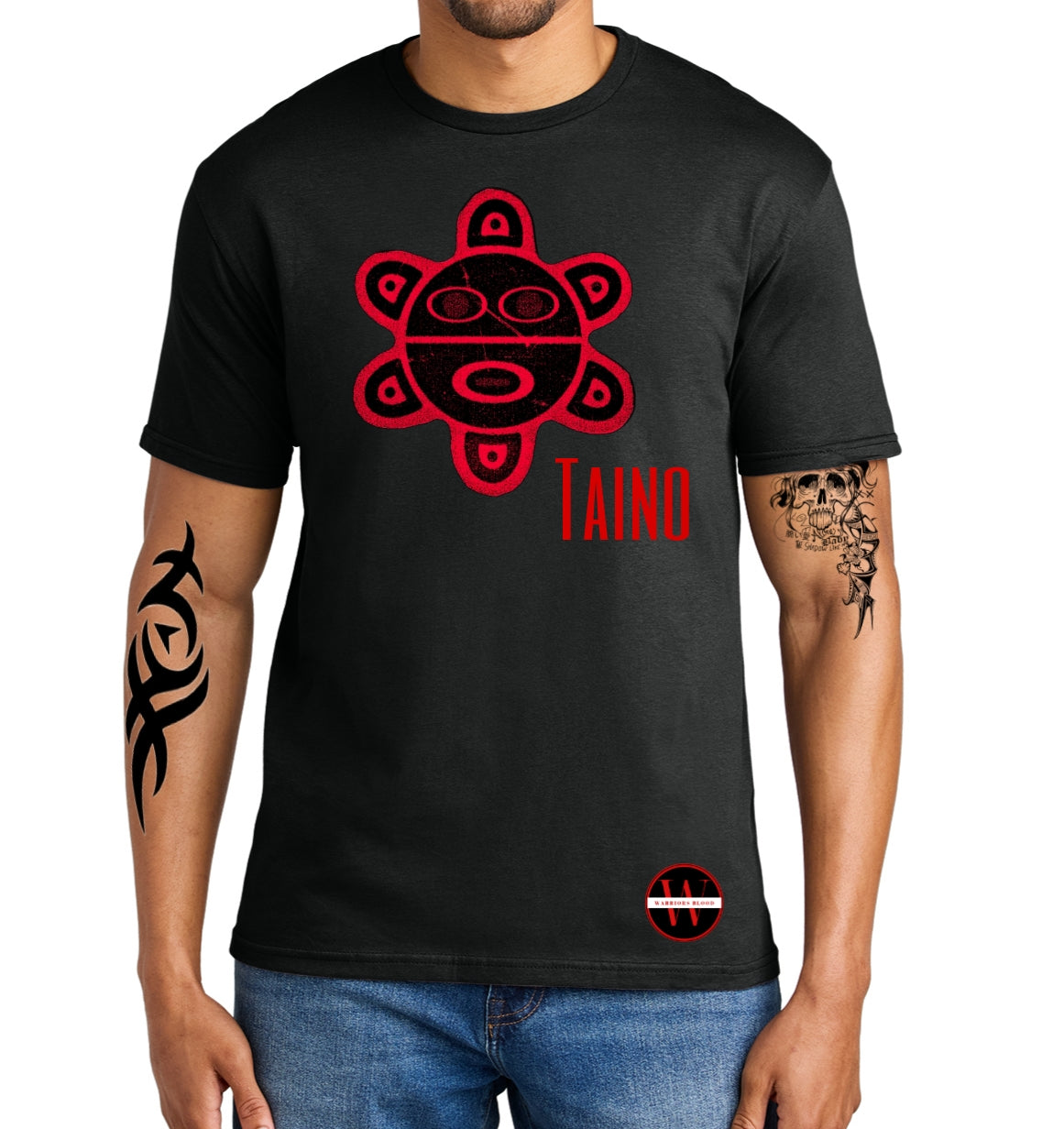 Warrior's Blood Taino Tshirts