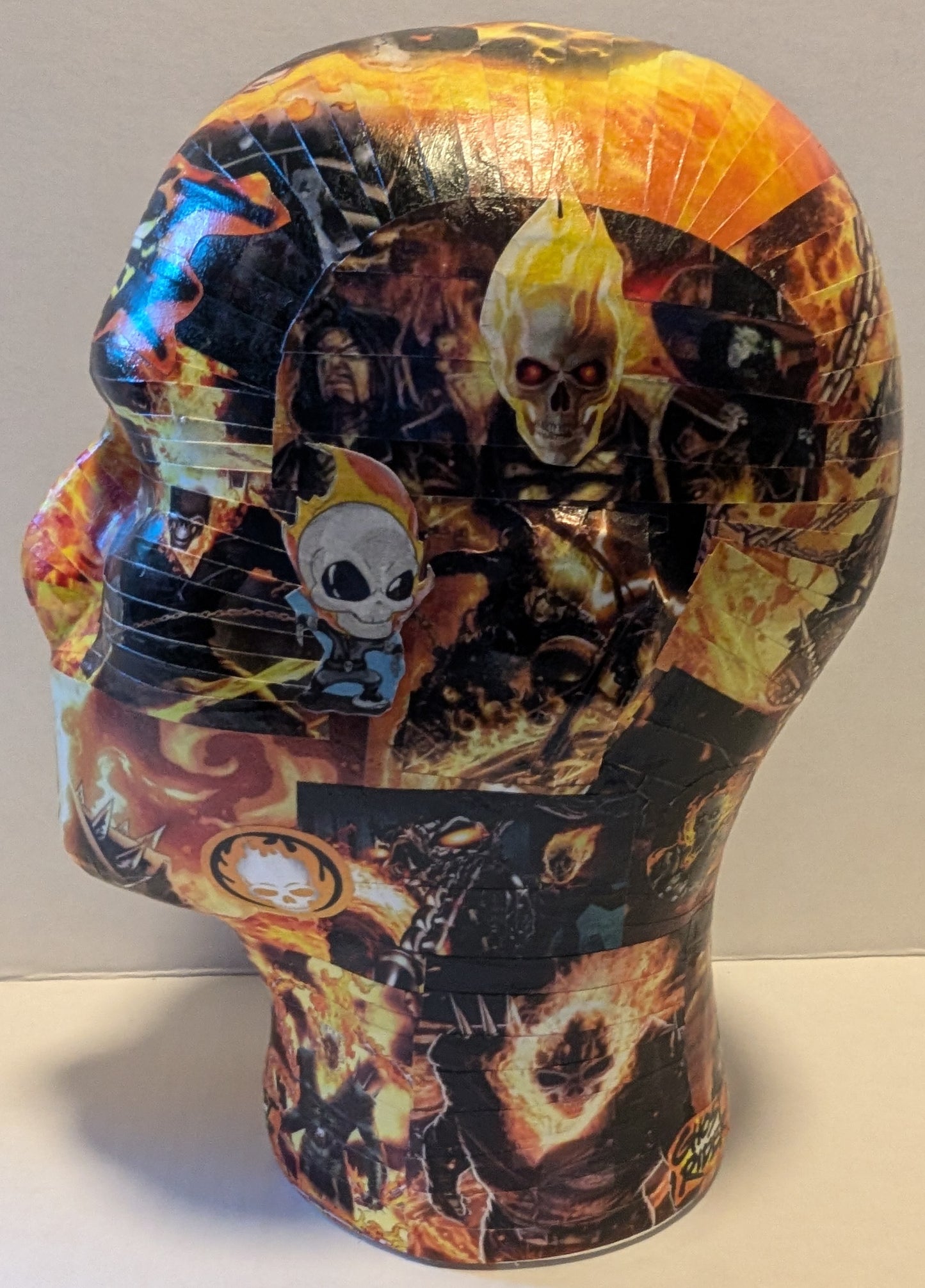 Custom made Ghost Rider Head