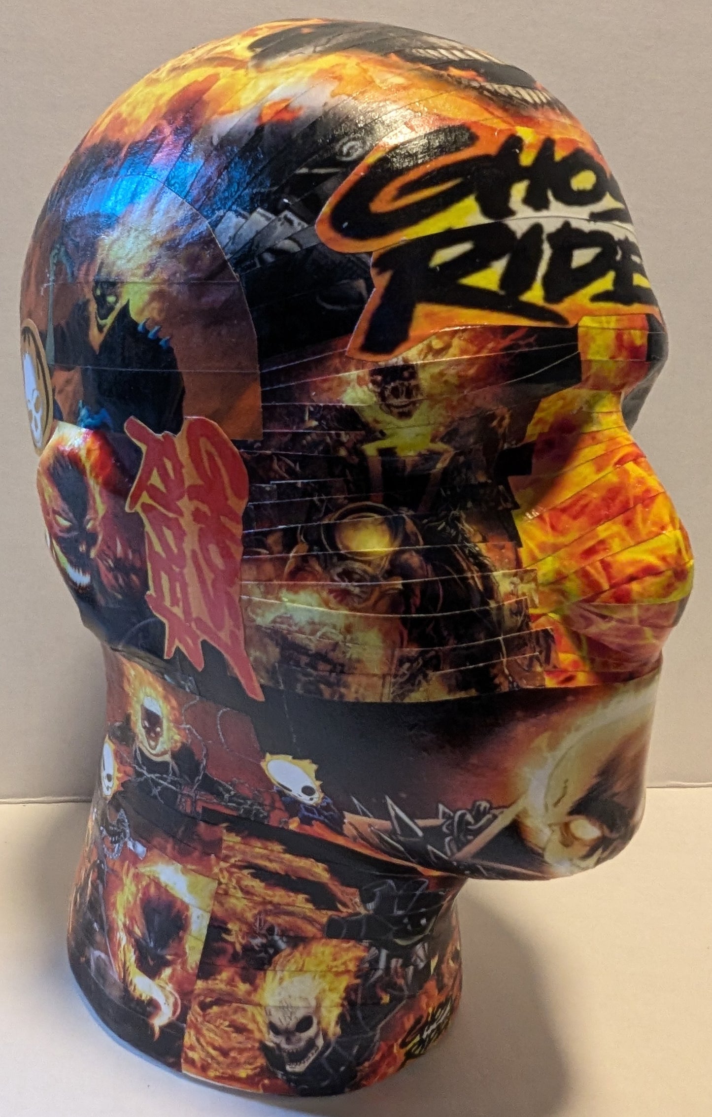 Custom made Ghost Rider Head