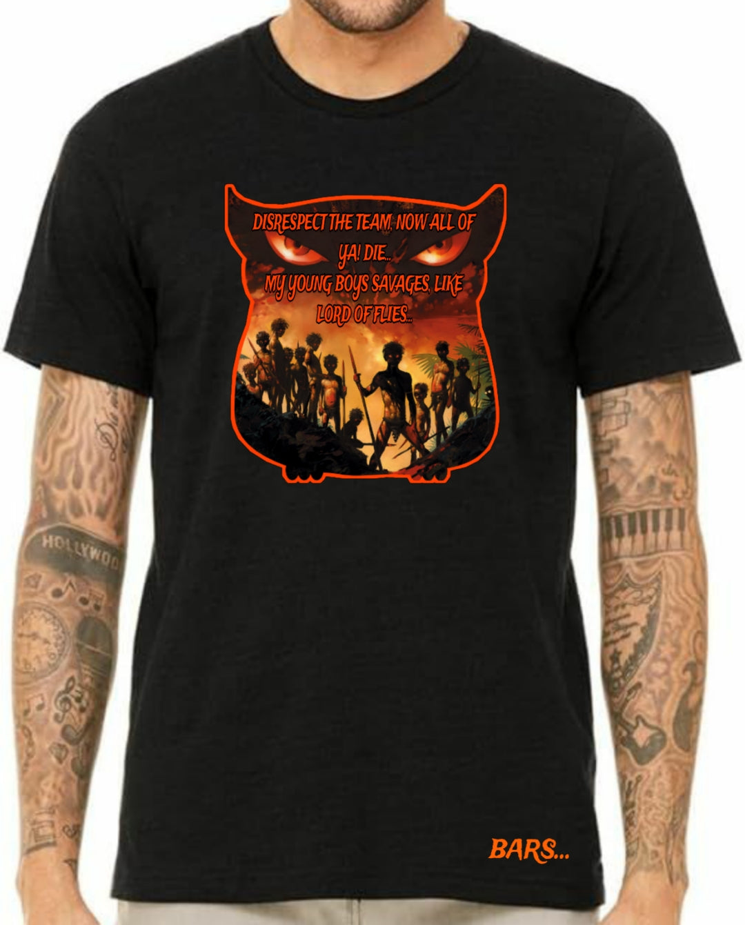 Lord of the Flies Bars.. T-shirt