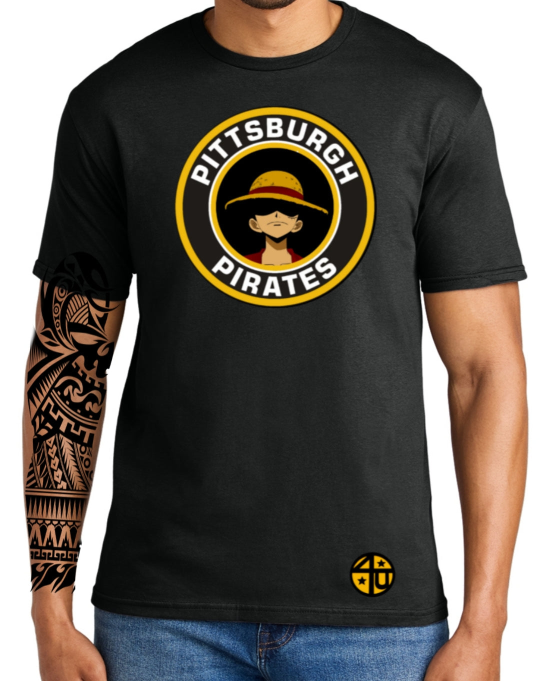 Pittsburgh Baseball Anime T-shirt