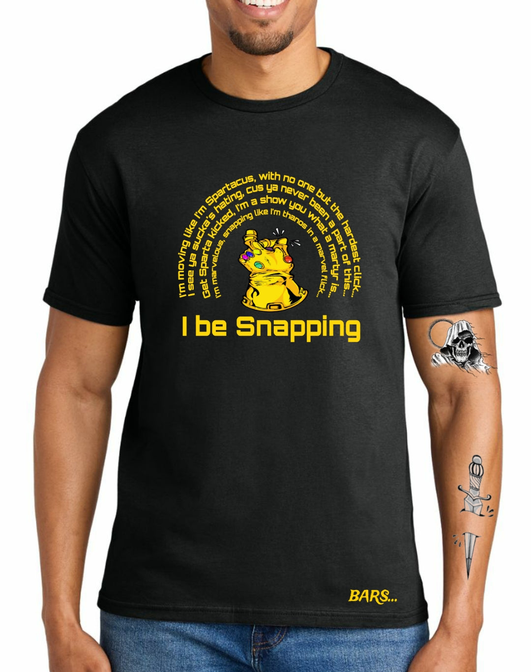 I Be Snapping Bars... T-shirt